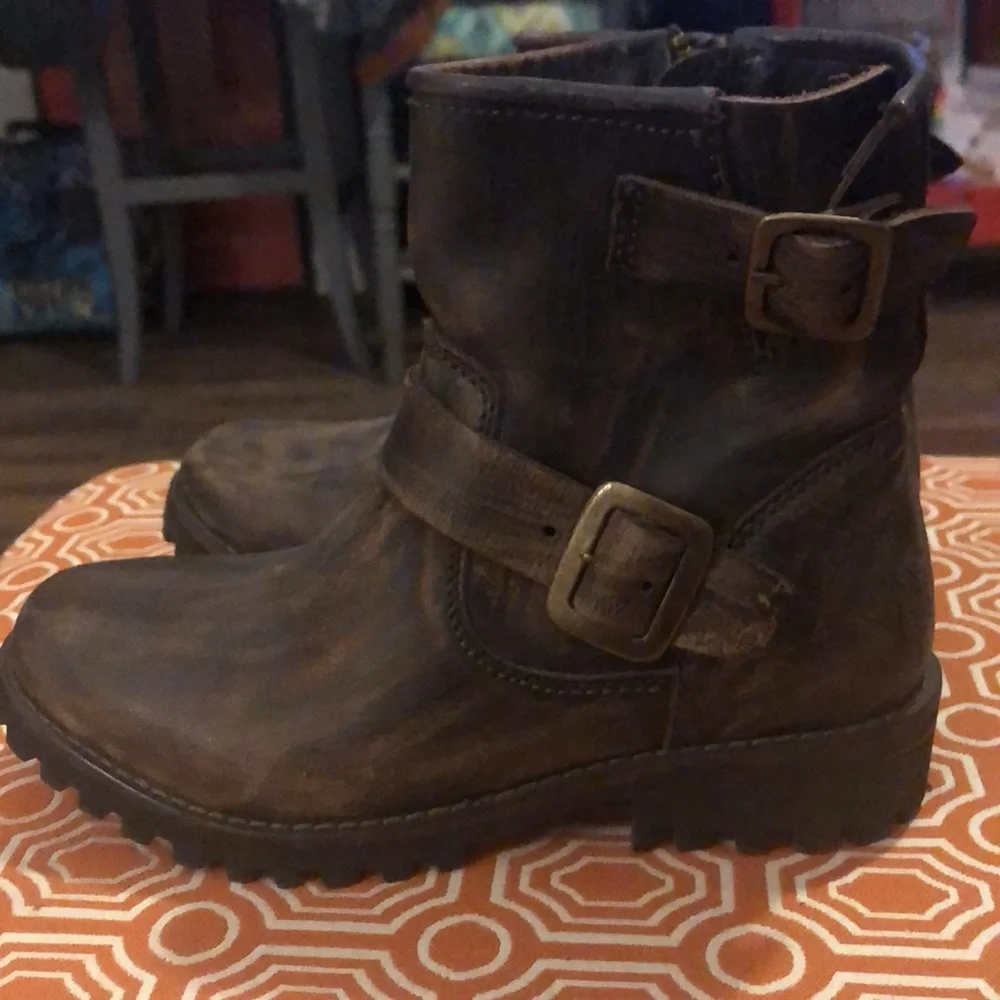 Freebird Biker Leather Boots - Picture 4 of 8